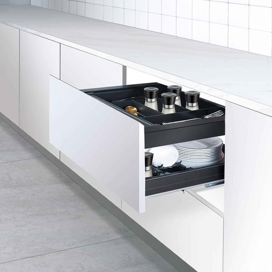 SH-ABC Drawer Aluminum Double-Deck Basket