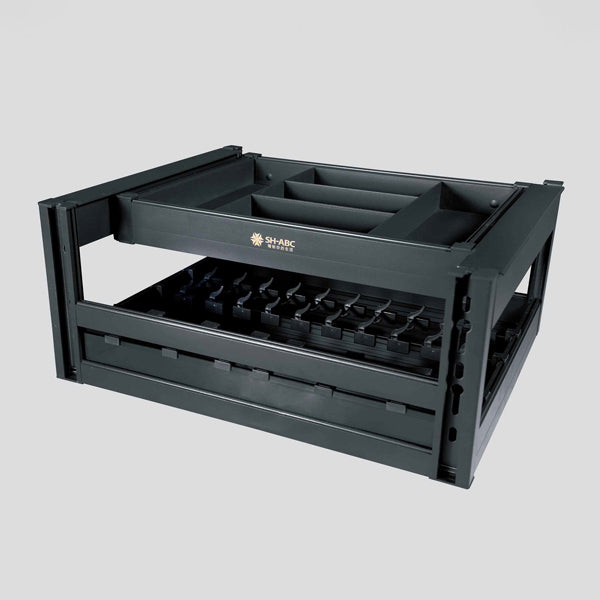 SH-ABC Drawer Aluminum Double-Deck Basket