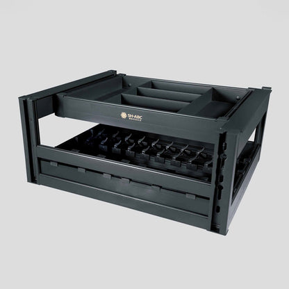 SH-ABC Drawer Aluminum Double-Deck Basket