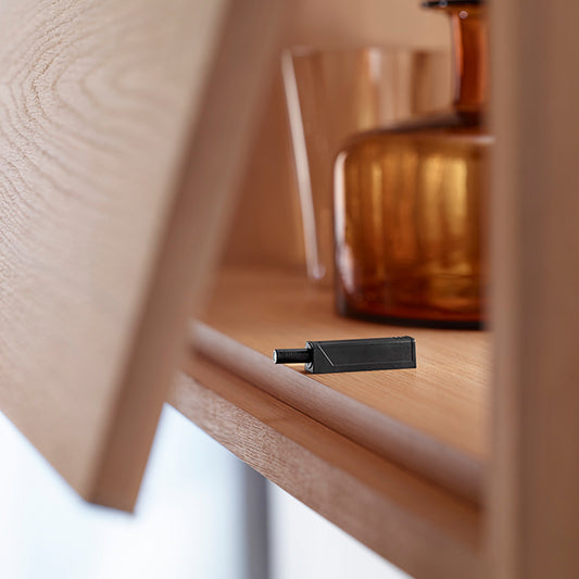 Blum TIP-ON Push to Open Magnet | Soft Push Door Opener 1.5mm | Platinum Grey RAL7036