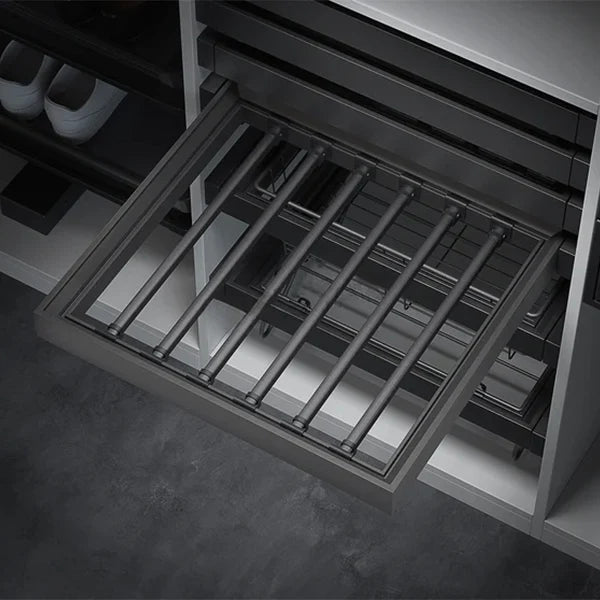 IDF Compacta Pull Out Trouser Rack - Rak Celana Tarik Aluminium