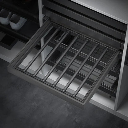 IDF Compacta Pull Out Trouser Rack - Rak Celana Tarik Aluminium