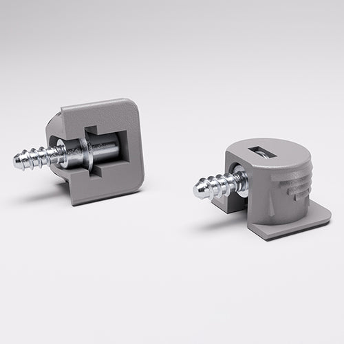Italiana FLIPPER Concealed Wood Shelf Support - Penyangga Rak Kayu Sistem Klik